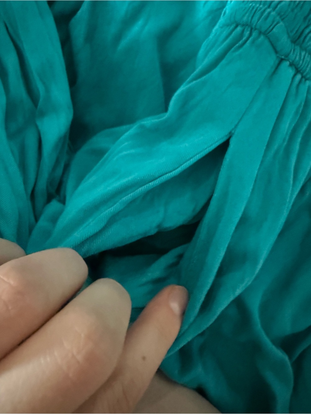 Amazon Teal Tiered Midi Dress - Picture 16 of 16